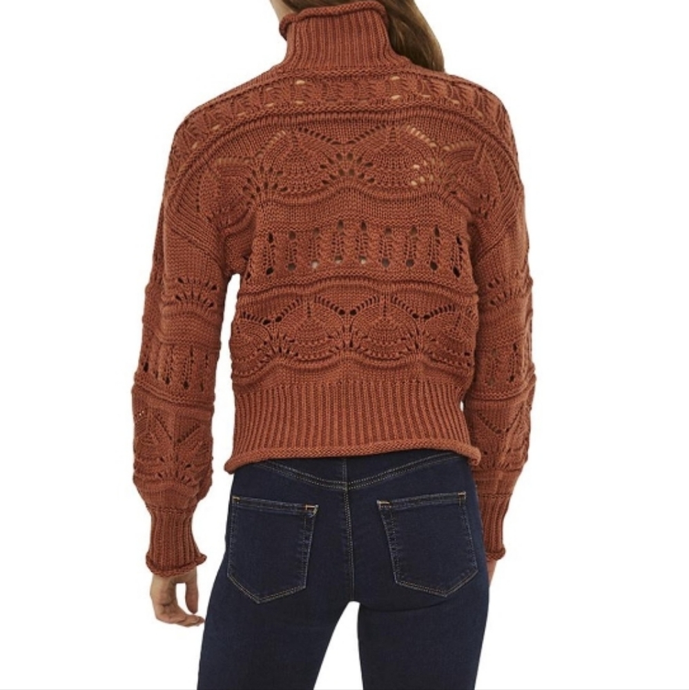 NWT VERO MODA | High Neck Knit Sweater - Picture 3 of 4
